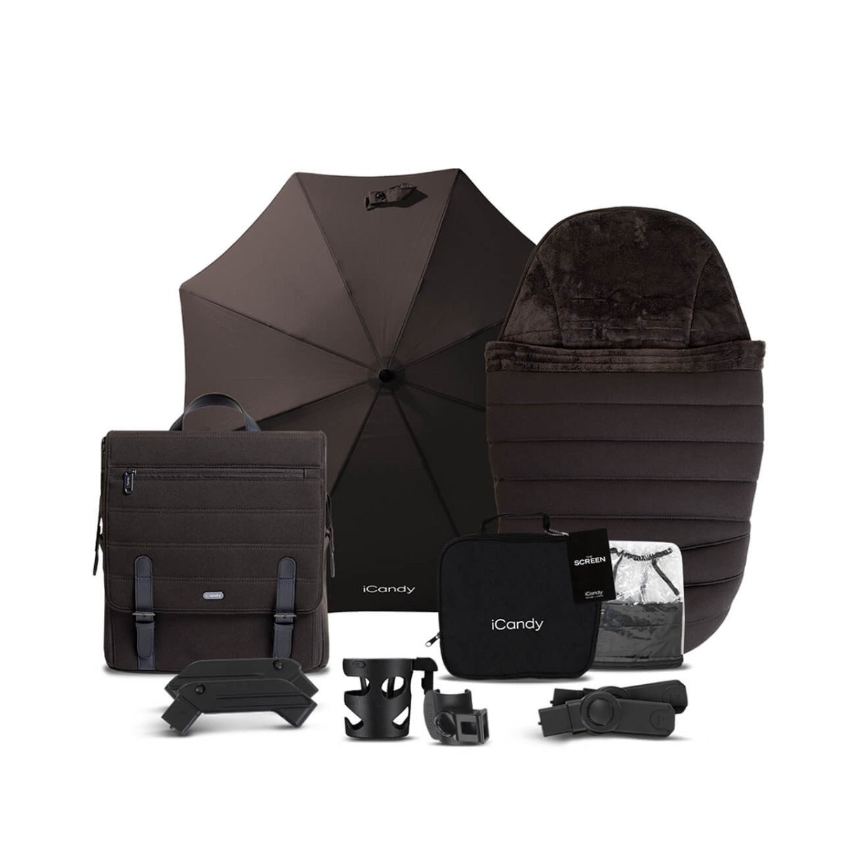 iCandy Peach 7 Travel System Bundle with Cocoon i-Size Car Seat & Base - Pecan 7