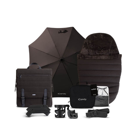 iCandy Peach 7 Travel System Bundle with Cocoon i-Size Car Seat & Base - Pecan 7