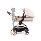 iCandy Peach 7 Travel System Bundle with Maxi-Cosi Pebble 360 iSize Car Seat & Base - Biscotti 13