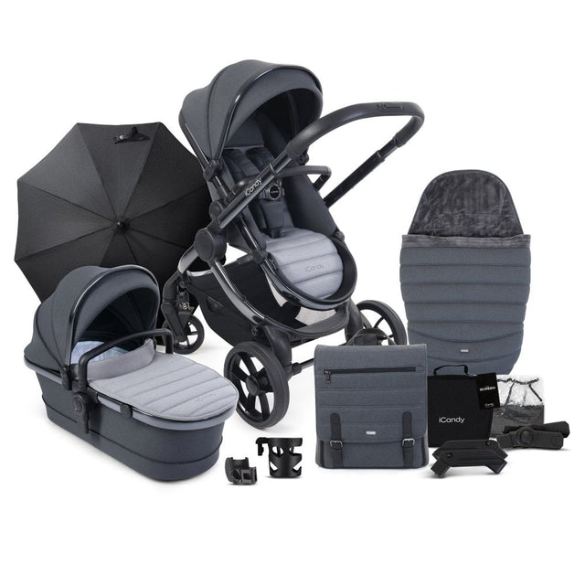 iCandy Peach 7 Complete Pushchair & Accessories Bundle - Truffle 1