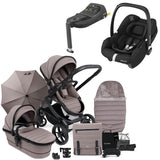 iCandy Peach 7 Travel System Bundle with Maxi-Cosi Cabriofix iSize Car Seat & Base - Porcini