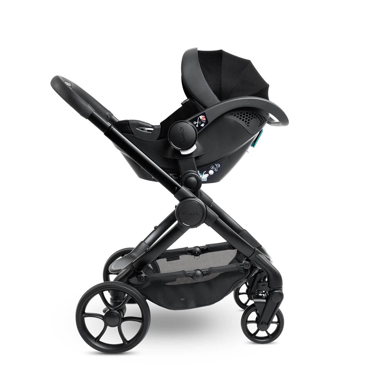 iCandy Peach 7 STUDIO Travel System Bundle with Cocoon i-Size Car Seat & Base - Zenith 2