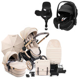 iCandy Peach 7 Travel System Bundle with Maxi-Cosi Pebble 360 Pro2 Car Seat & Base - Biscotti 1