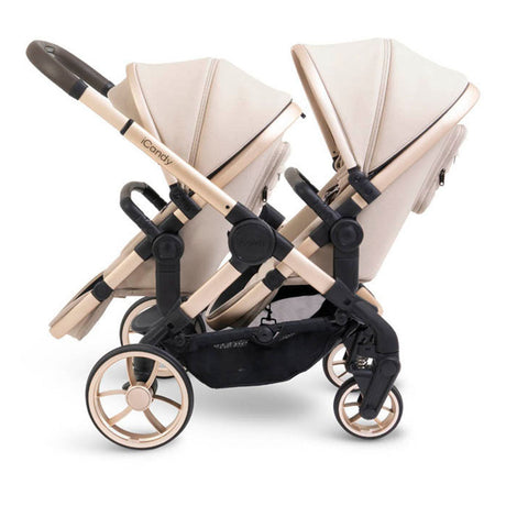 iCandy Peach 7 Twin Cybex Cloud T Travel System Bundle - Biscotti 9