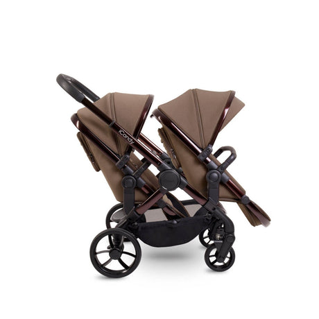 iCandy Peach 7 Twin Pushchair Travel System Bundle with Maxi-Cosi Pebble 360 iSize Car Seat & Base - Coco 4