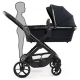 iCandy Peach 7 Travel System Bundle with Maxi-Cosi Pebble 360 Pro2 Car Seat & Base - Black Edition 9