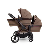 iCandy Peach 7 Twin Pushchair Travel System Bundle with Maxi-Cosi Pebble 360 iSize Car Seat & Base - Coco 2