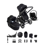 iCandy Peach 8 Cybex Cloud T Car Seat & 360 Base Bundle - Black