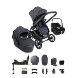 iCandy Peach 8 Maxi-Cosi Pebble 360 Pro 2 Car Seat & Base Bundle - Grey