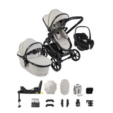 iCandy Peach 8 Maxi-Cosi Pebble 360 Pro 2 Car Seat & Base Bundle - Taupe