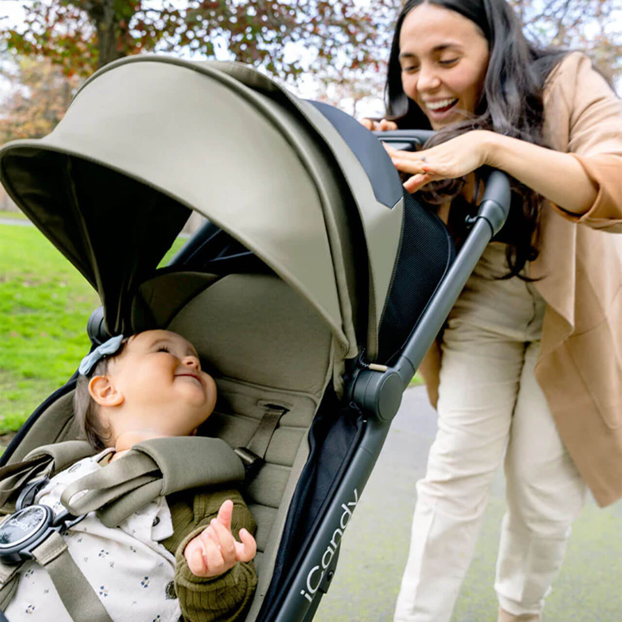 iCandy Pip Compact Stroller - Sage 8