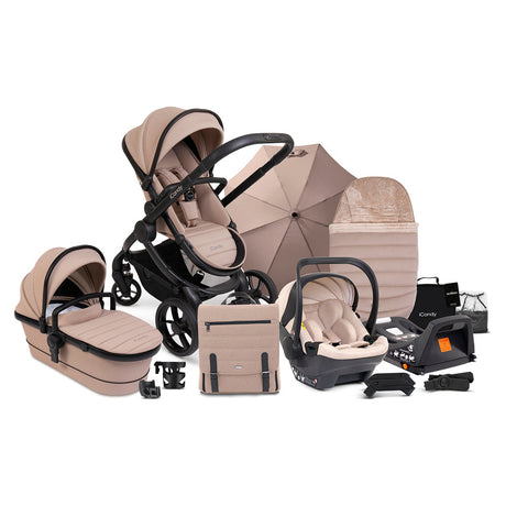 iCandy Peach 7 Travel System Bundle with Cocoon i-Size Car Seat & Base - Cookie 1