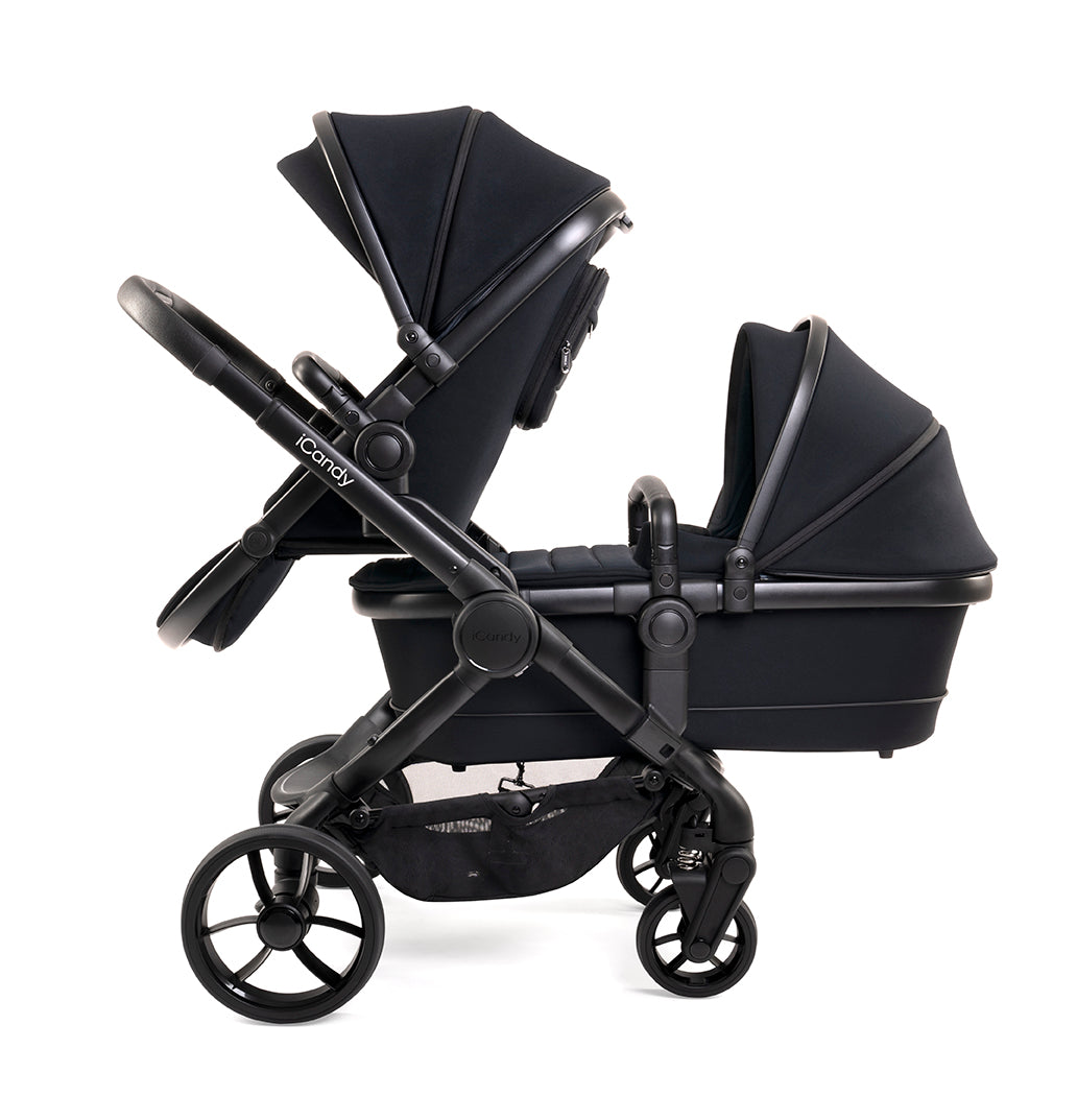 iCandy Peach 7 Double Pushchair - Black Edition 6