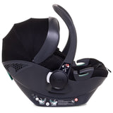 iCandy Peach 7 Twin Pushchair Travel System Bundle with Cocoon iSize Car Seat & Base - Black Edition 7