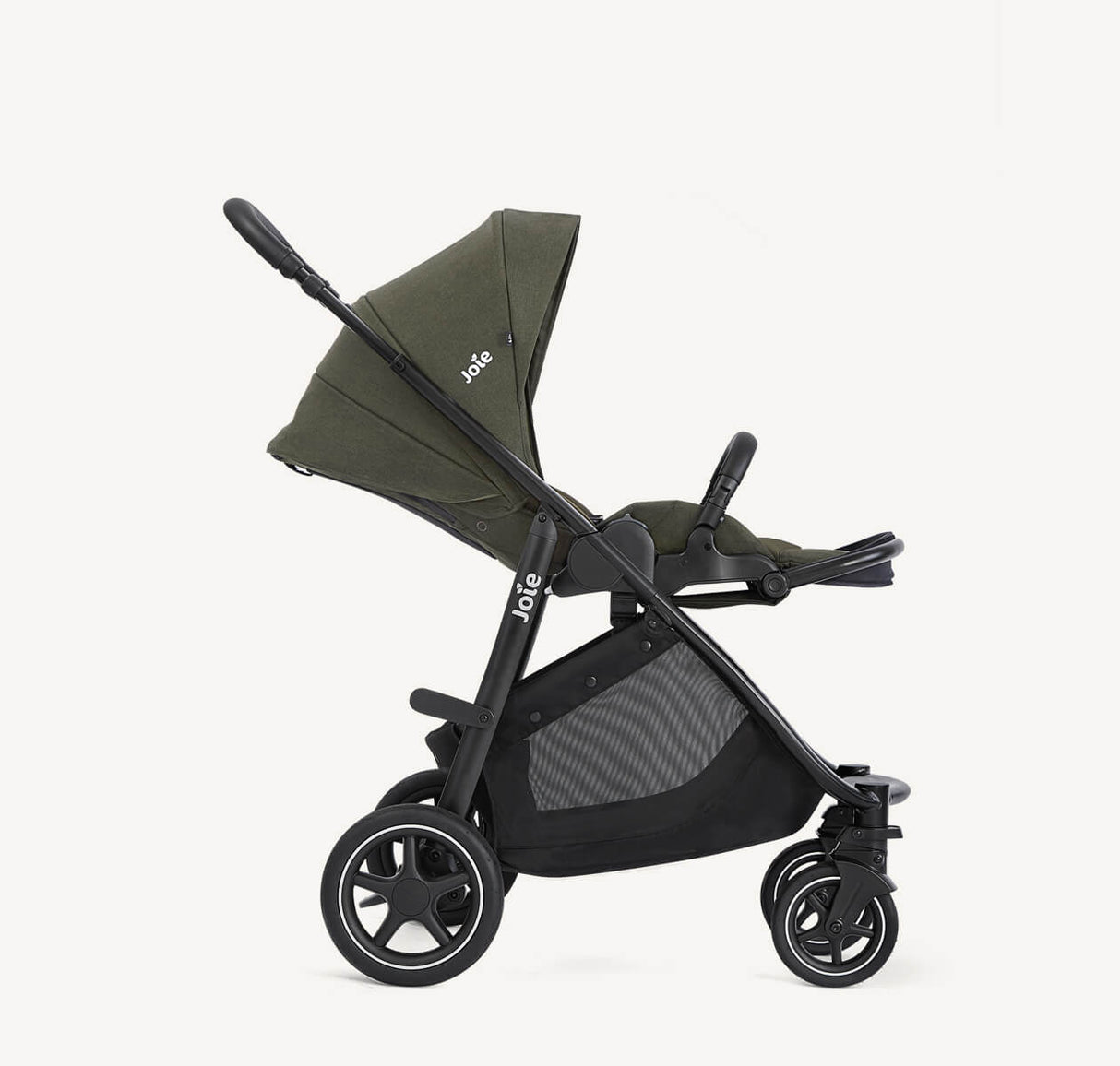 Joie Versatrax with Ramble XL Carrycot - Fern