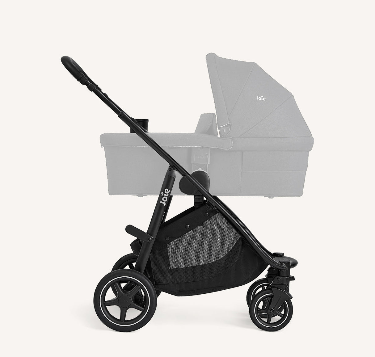 Joie Versatrax with Ramble XL Carrycot - Raven