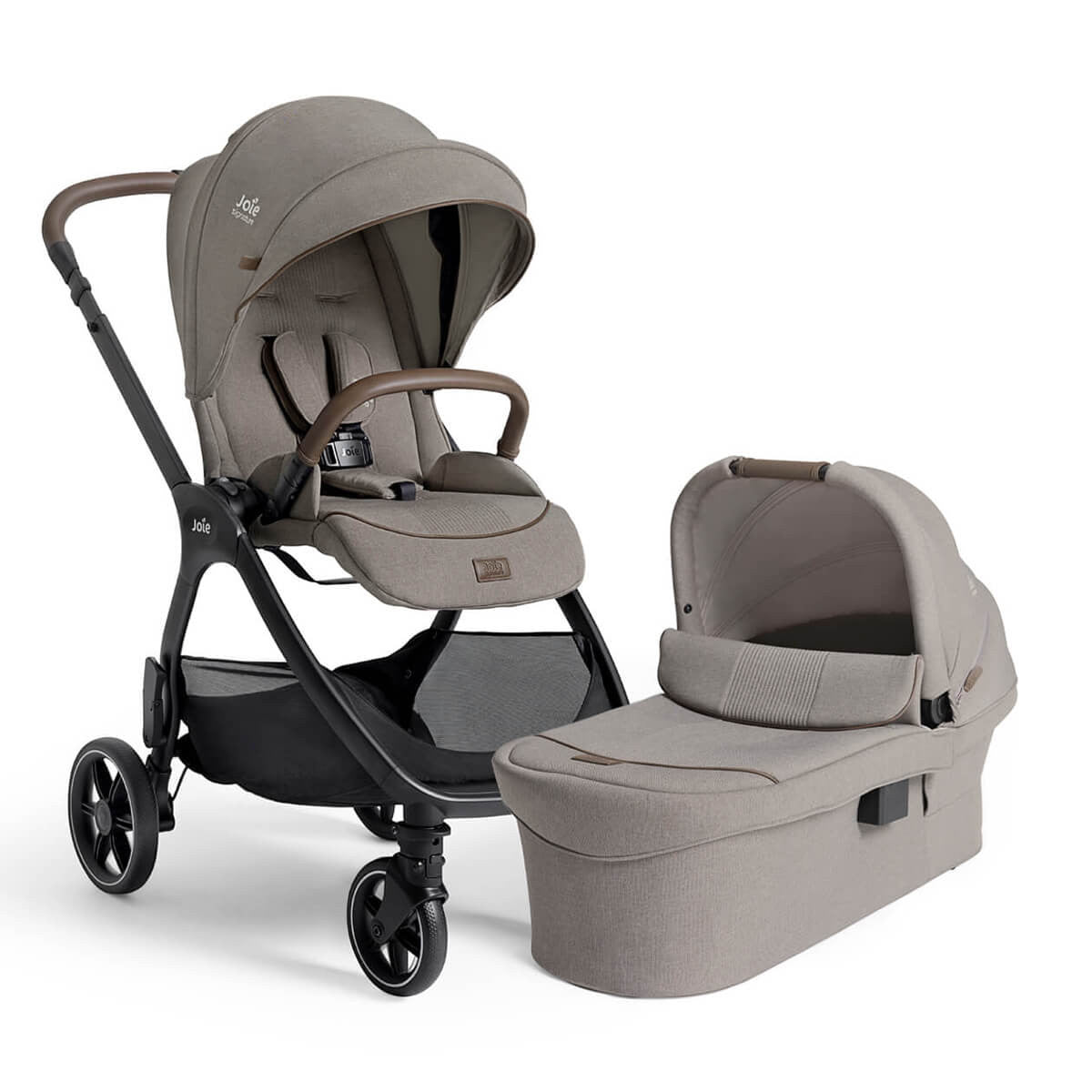 Joie Valora Signature Pushchair & Ramble XL Carrycot - Maple