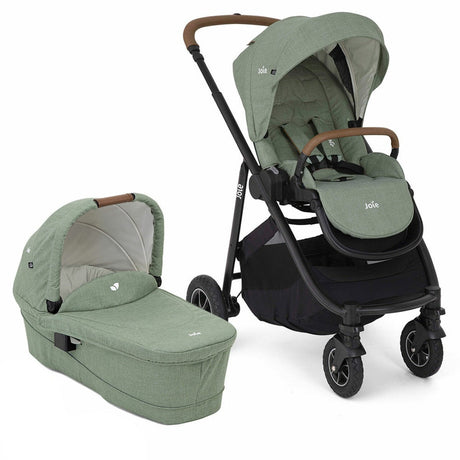 Joie Versatrax with Ramble XL Carrycot - Laurel 1