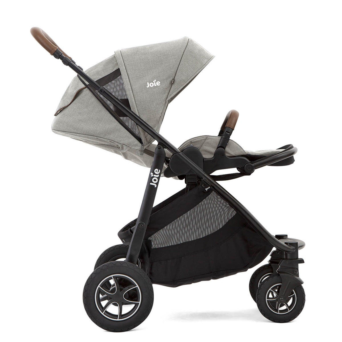 Joie Versatrax + i-Snug 2 Travel System Bundle - Pebble 9