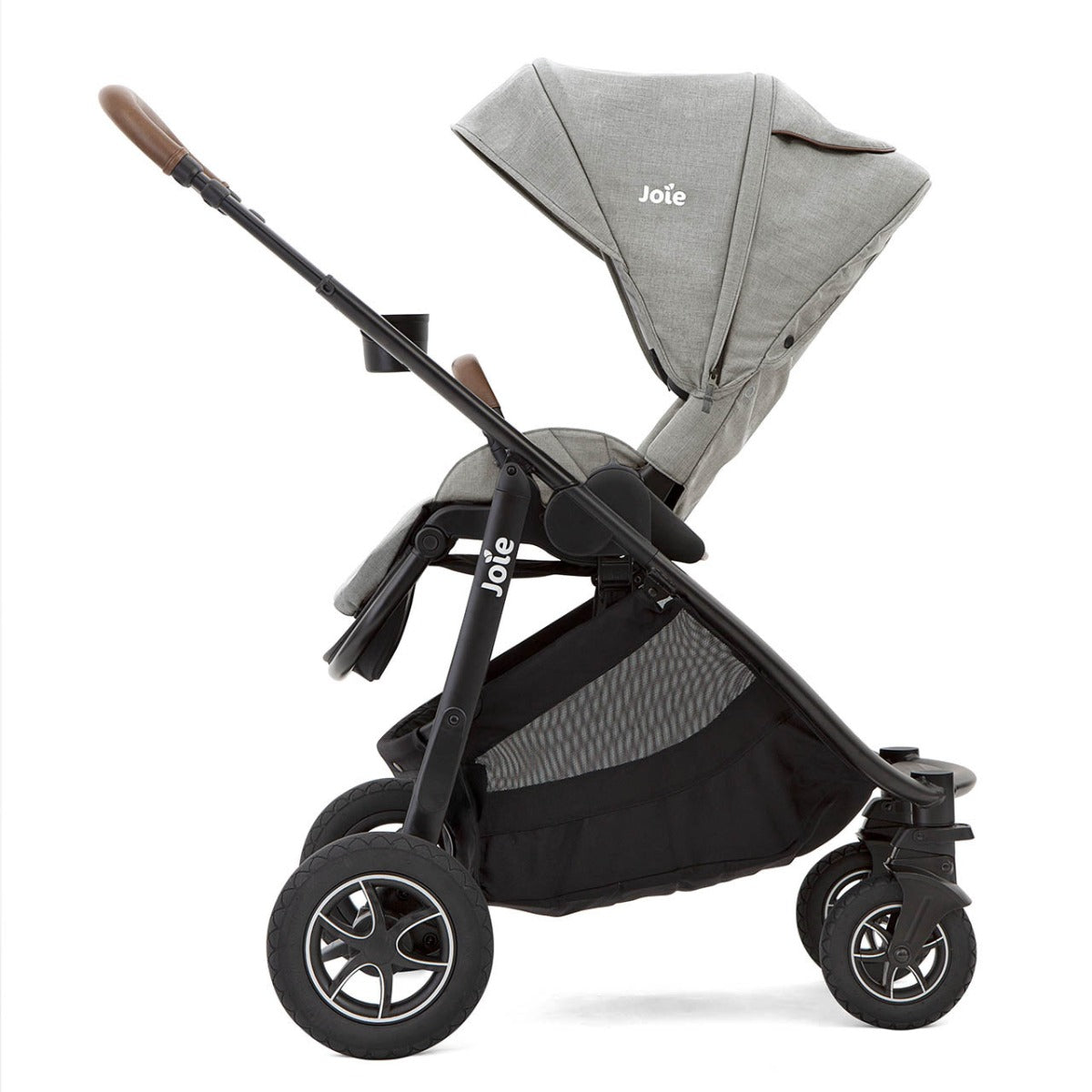 Joie Versatrax with Ramble XL Carrycot - Pebble 12