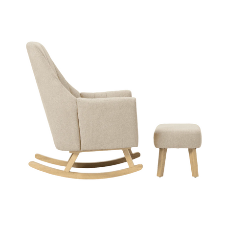 Tutti Bambini Modena Nursery Bundle With CoZee Bedside Crib (5 Piece) - White/Oak