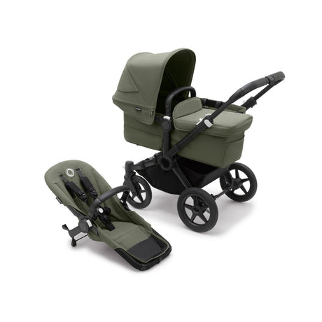 Bugaboo Donkey 5 Mono with Turtle Air Travel System - Black/Forest Green 3