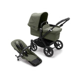 Bugaboo Donkey 5 Mono with Maxi-Cosi Cabriofix iSize Travel System - Black/Forest Green 4