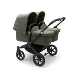 Bugaboo Donkey 5 Twin with Turtle Air Travel System - Black/Forest Green 2