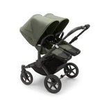 Bugaboo Donkey 5 Twin with Otter 360 Travel System - Black/Forest Green 3