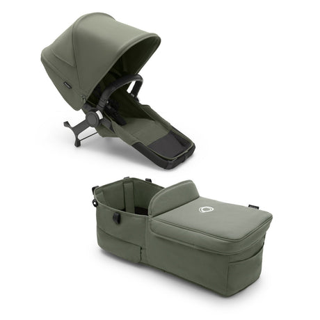 Bugaboo Donkey 5 Twin with Maxi-Cosi Pebble 360 Travel System - Black/Forest Green 5