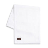 Little Green Sheep Organic Knitted Fleece Baby Blanket White