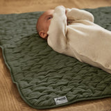 Little Green Sheep Organic Dimple Quilt in Juniper