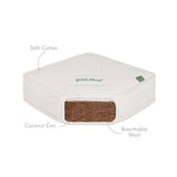 Little Green Sheep Natural Mattress Extension Piece to fit SnuzKot 68x41cm
