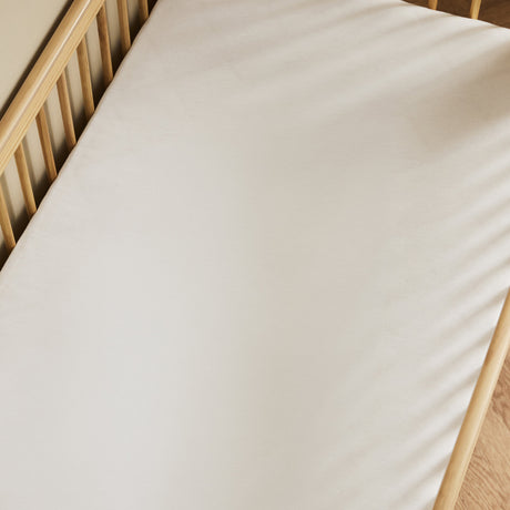 Little Green Sheep Organic Cot & Cot Bed Fitted Sheets in White