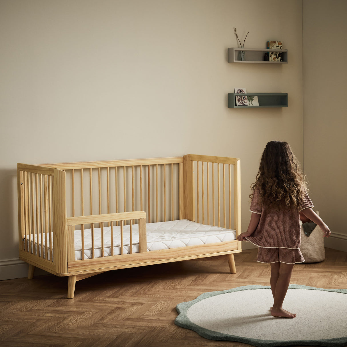 Little Green Sheep Natural Pocket Sprung Cot Mattress 60x120cm