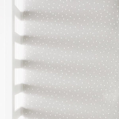Little Green Sheep Organic Crib Fitted Sheet - Dove Rice