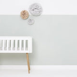 Little Green Sheep Organic Crib Fitted Sheet - Dove Rice