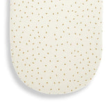 Little Green Sheep Organic Moses Basket Fitted Sheet - Linen Rice