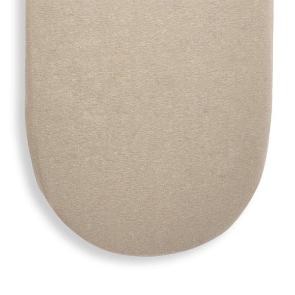 Little Green Sheep Organic Moses Basket Fitted Sheet - Truffle
