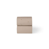 Little Green Sheep Organic Moses Basket Fitted Sheets in Truffle with Cocoa Rice