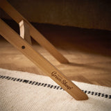Little Green Sheep Organic Knitted Moses Basket, Mattress & Natural Foldable Stand Honey