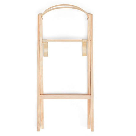 Little Green Sheep Moses Basket Natural Foldable Stand