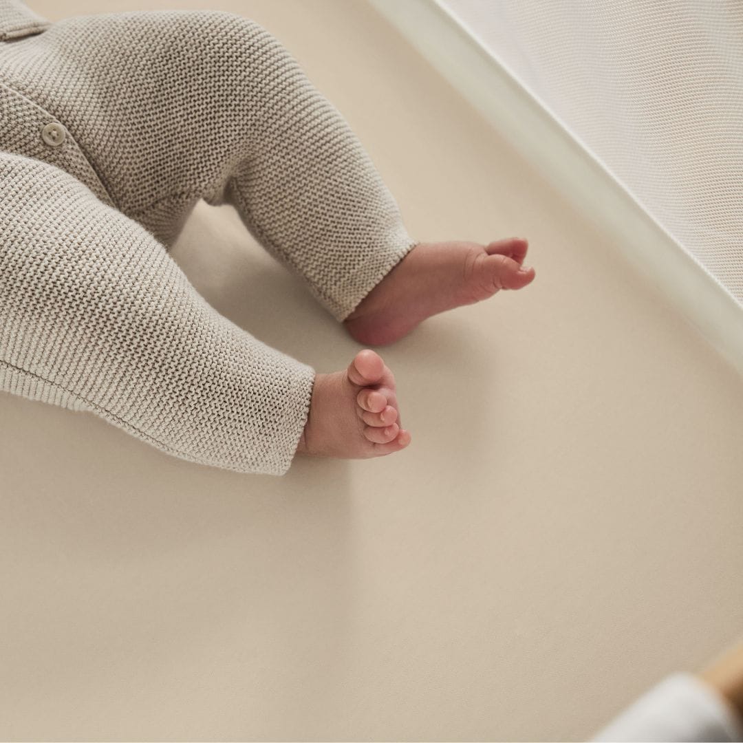 Little Green Sheep Organic Crib Fitted Sheets in Linen