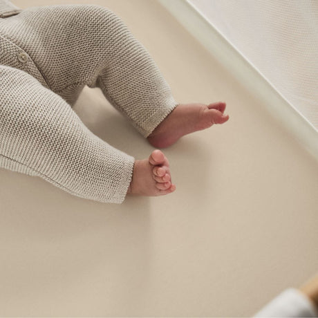 Little Green Sheep Organic Crib Fitted Sheets in Linen