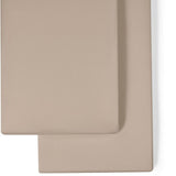 Little Green Sheep Organic Crib Fitted Sheets in Truffle