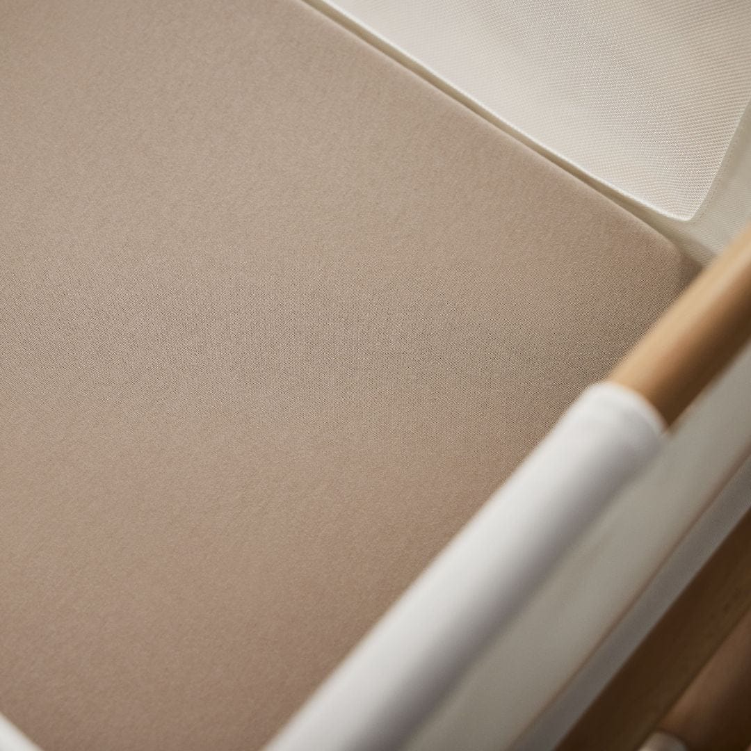 Little Green Sheep Organic Crib Fitted Sheets in Truffle
