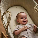 Little Green Sheep Organic Moses Basket Fitted Sheets in Floral