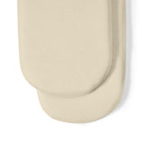 Little Green Sheep Organic Moses Basket Fitted Sheets in Linen
