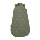 Little Green Sheep Organic Quilt Baby Sleeping Bag in Juniper with Sage Rice  - 2.5 Tog