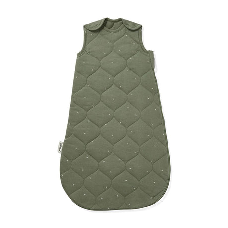 Little Green Sheep Organic Quilt Baby Sleeping Bag in Juniper with Sage Rice  - 2.5 Tog